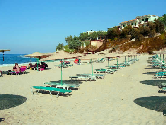Atsachas - View from the beach below